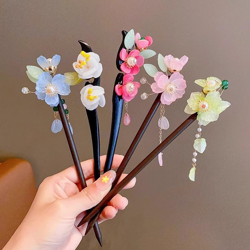Women'S Accessories New Look - Meisjes Nieuwe Magnolia Houten Haarspeld Mooie