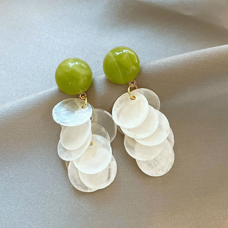 Tassel Earrings Boho - Hoge kwaliteit clip-on oorbellen avocado groene