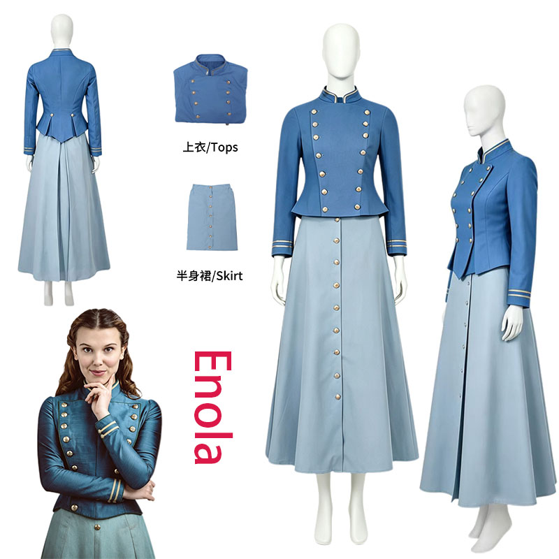 Women'S Accessories Louis Vuitton - WHH Movie Enola Cosplay Kostuum Holmes