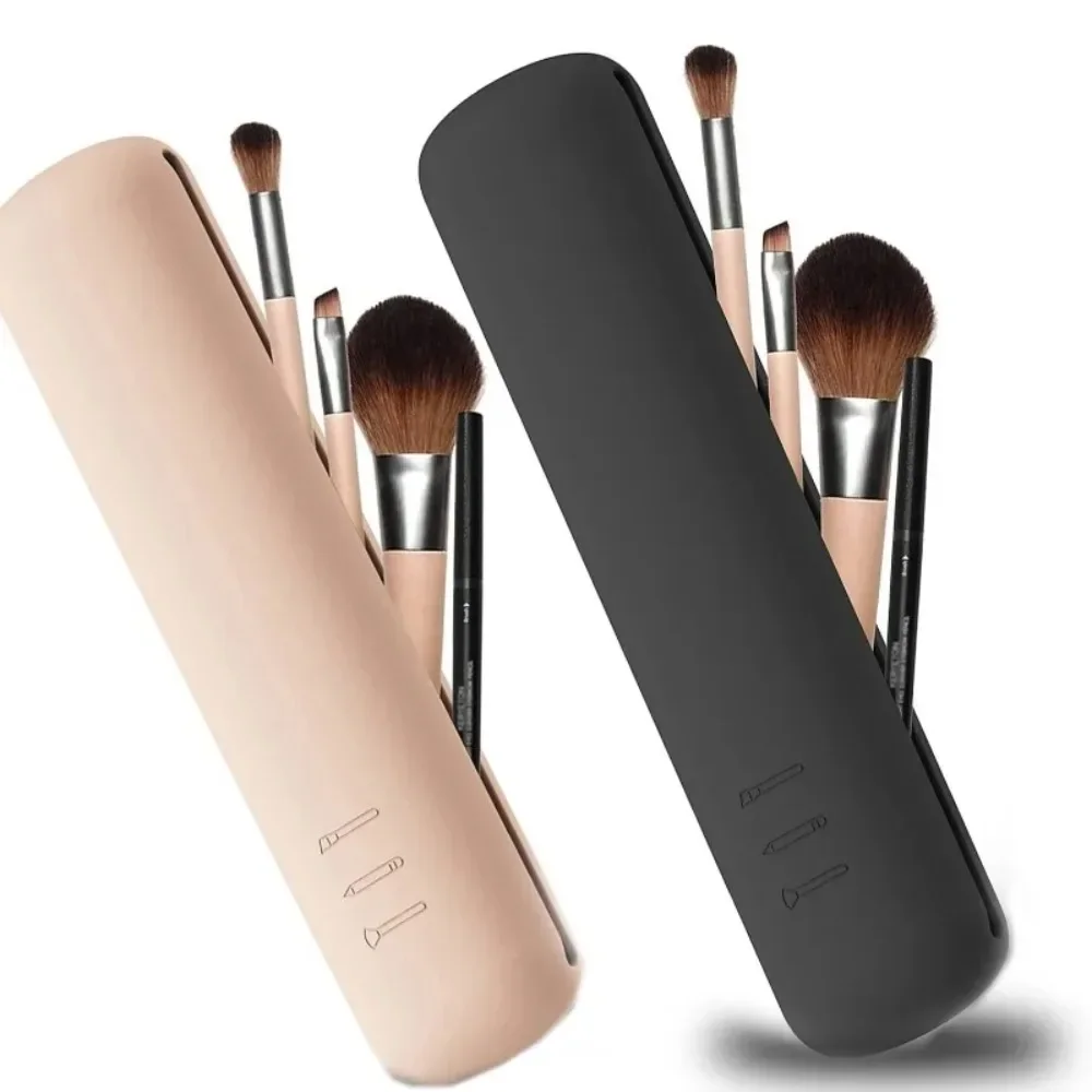 Women Accessories Pouch - Reismake-upborstelhouder Siliconen cosmetische penselen Tas Make-up