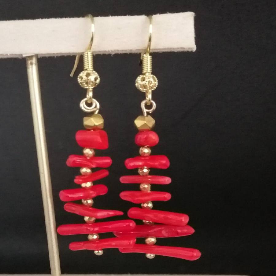 Vrouwen onregelmatige tak rode - Tassel Earrings Boho recensie en prijs