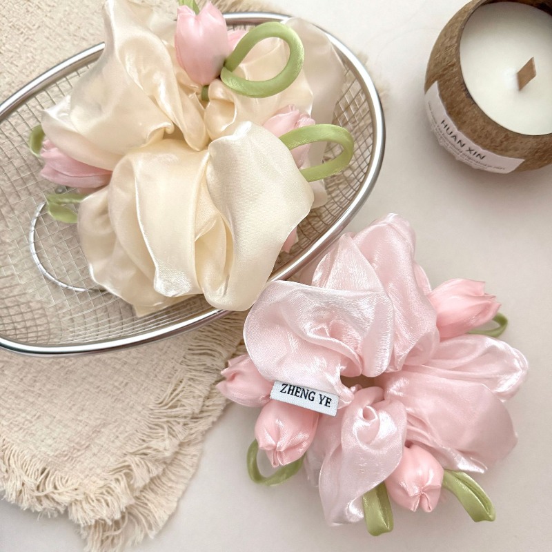 Koreaanse Tulip Elastic Scrunc - Women Accessories Photos recensie en prijs
