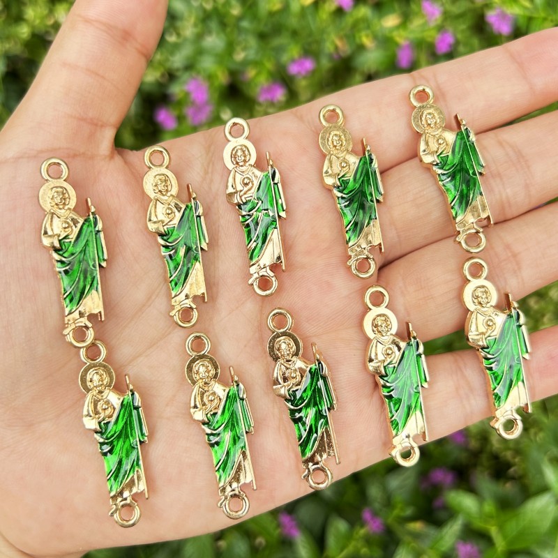 10PCS Groene Saint Jude Armban - Women Juda Accessories recensie en prijs