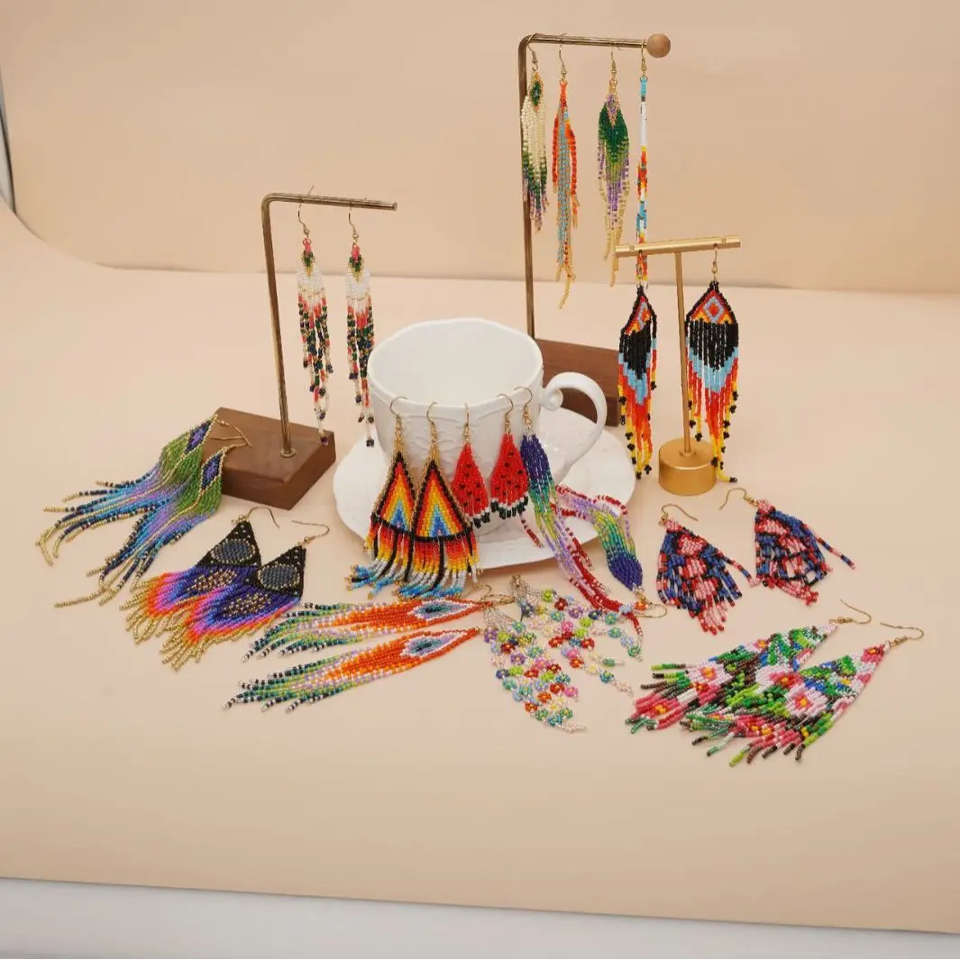 Kralen Oorbellen Kwastje Origi - Tassel Earrings Boho recensie en prijs