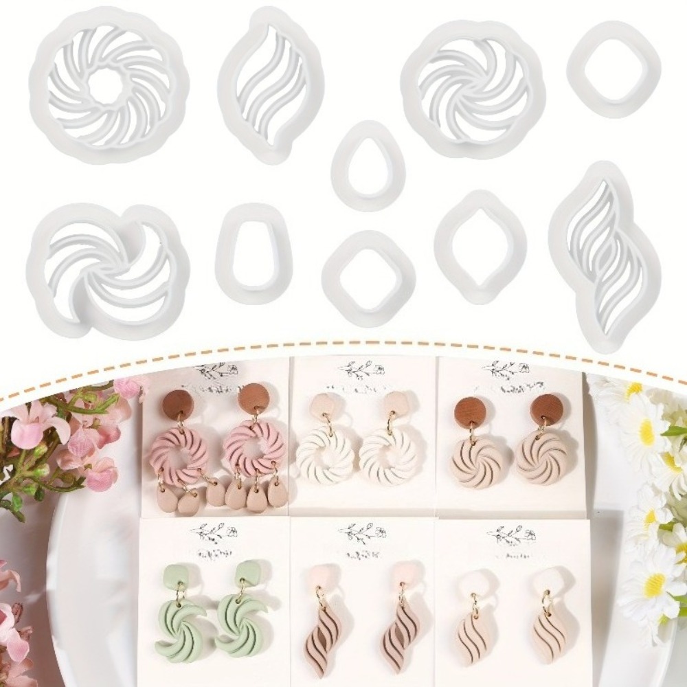 10 stuks Boho Swirl Polymeerkl - Tassel Earrings Boho recensie en prijs