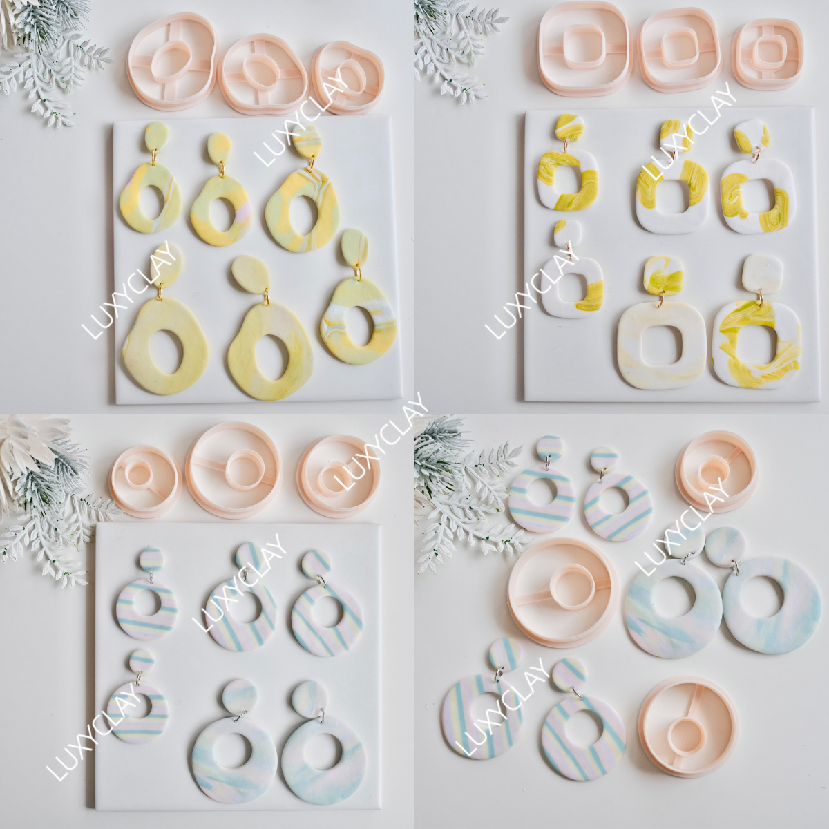 3 stuks holle cirkel vierkante - Tassel Earrings Boho recensie en prijs