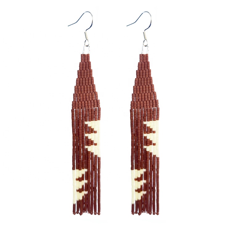 Oorbellen met kralen Kwastje b - Tassel Earrings Boho recensie en prijs