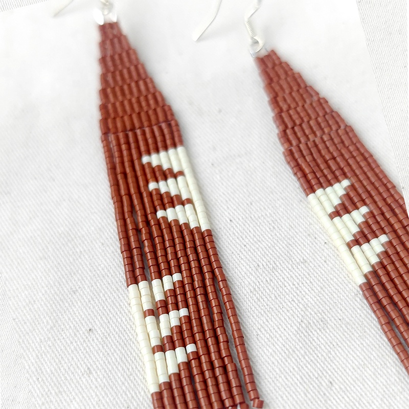 Oorbellen met kralen Kwastje b - Tassel Earrings Boho recensie en prijs